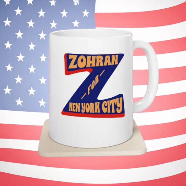 Z for NYC Mayor 2025 – Zohran Mamdani Campaign, Zohran for New York City Mug
