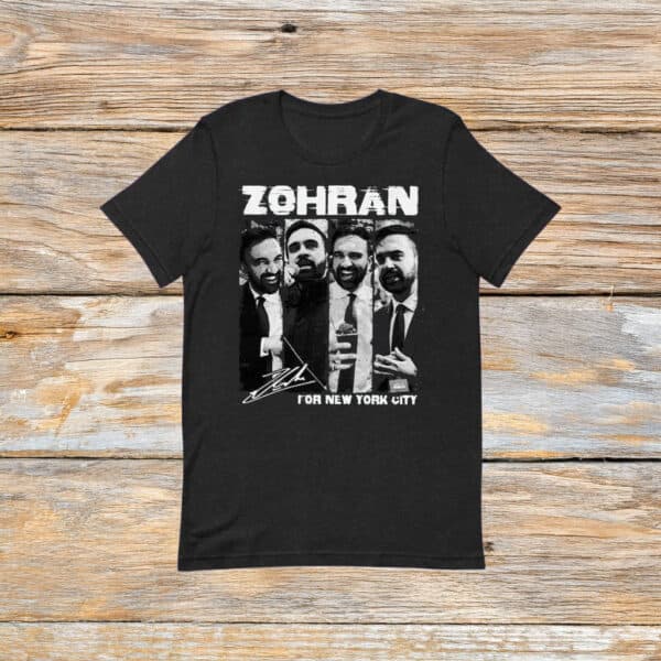 Zohran For New York City Bootleg T-Shirt – Retro Rank Zohran 90s Style Shirt