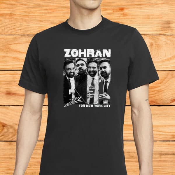 Zohran For New York City Bootleg T-Shirt – Retro Rank Zohran 90s Style Shirt