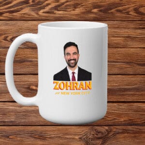 Zohran For New York City Campaign Coffee Cup, Mayor Mamdani 2025 Mug