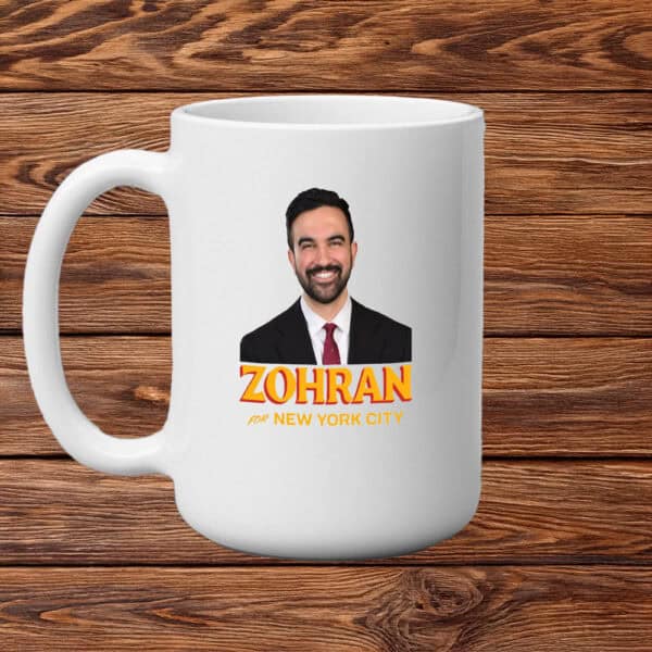 Zohran For New York City Campaign Coffee Cup, Mayor Mamdani 2025 Mug