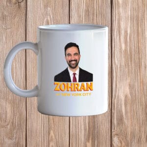 Zohran For New York City Campaign Coffee Cup, Mayor Mamdani 2025 Mug
