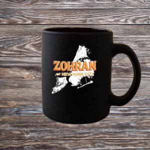 Zohran For New York City Map Campaign Coffee Cup, Mayor Mamdani 2025 Mug
