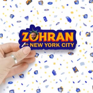 Zohran Mamdani 2025 Campaign Decal, Zohran For New York City Sticker