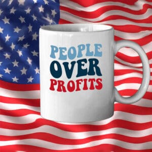 Zohran Mamdani 2025 Progressive NYC Campaign Cup, People Over Profits Mug