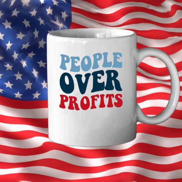 Zohran Mamdani 2025 Progressive NYC Campaign Cup, People Over Profits Mug