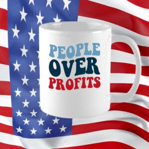 Zohran Mamdani 2025 Progressive NYC Campaign Cup, People Over Profits Mug