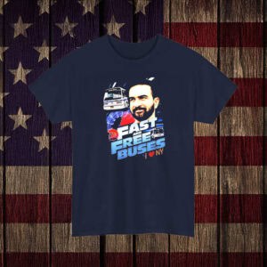Zohran Mamdani Fast and Free Buses T-Shirt