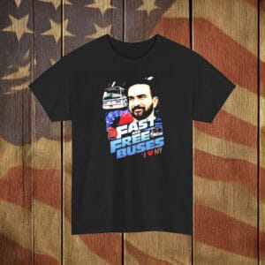 Zohran Mamdani Fast and Free Buses T-Shirt