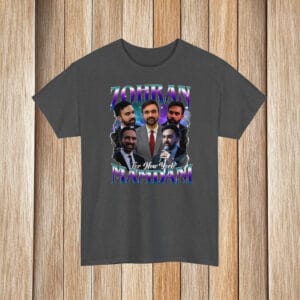 Zohran Mamdani Lightning Bootleg T-Shirt – Retro 90s NYC Mayor Shirt