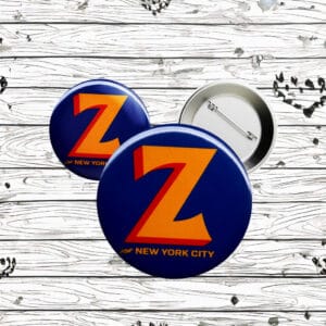 Zohran Mamdani NYC 2025 Button – “Z for New York City” Campaign Pin