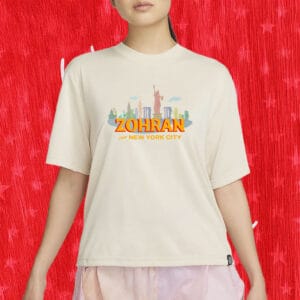 Zohran Mamdani NYC Shirt – Colorful Skyline Tee, Progressive New York City Political T-Shirt