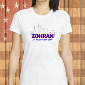 Zohran Mamdani NYC Shirt – New York City Skyline Tee, Progressive Queens Political T-Shirt