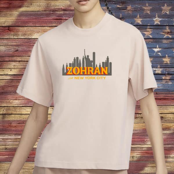 Zohran Mamdani NYC Shirt – Statue of Liberty Skyline Tee, Progressive New York City Political Shirt