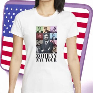 Zohran Mamdani NYC Tour 2025 T-Shirt – Political Eras Style Graphic Tee – Progressive NYC Mayor Campaign Shirt