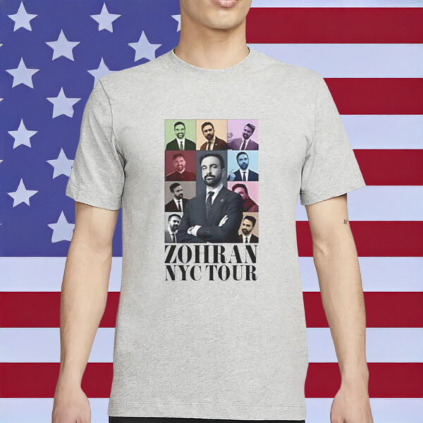 Zohran Mamdani NYC Tour 2025 T-Shirt – Political Eras Style Graphic Tee – Progressive NYC Mayor Campaign Shirt