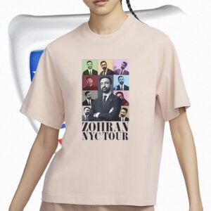 Zohran Mamdani NYC Tour 2025 T-Shirt – Political Eras Style Graphic Tee – Progressive NYC Mayor Campaign Shirt