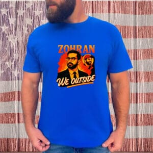 Zohran Mamdani We Outside Bootleg T-Shirt