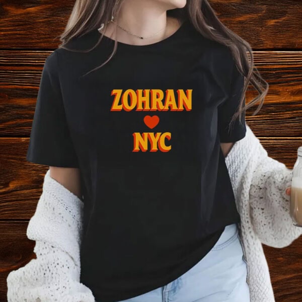 Zohran Mamdani for Mayor 2025 Tee, Zohran ❤️ NYC Shirt