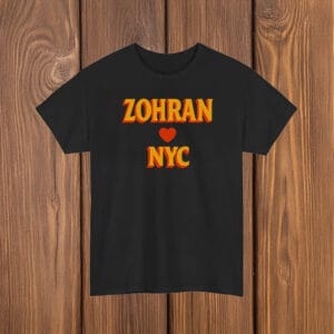 Zohran Mamdani for Mayor 2025 Tee, Zohran ❤️ NYC Shirt