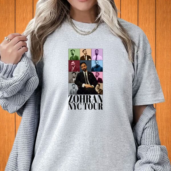 Zohran NYC Tour T-Shirt – Progressive Mayor Mamdani 2025 Shirt
