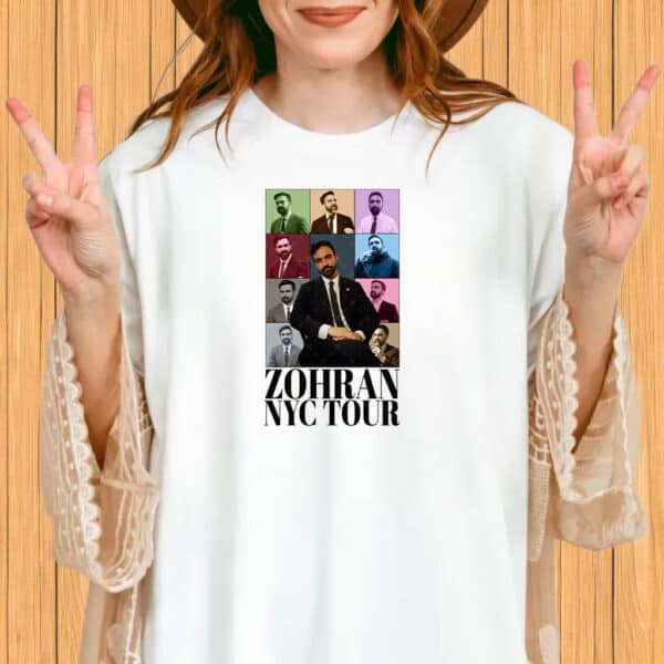 Zohran NYC Tour T-Shirt – Progressive Mayor Mamdani 2025 Shirt