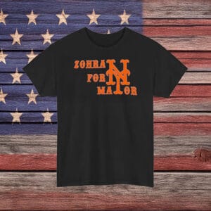 Zohran for Mayor T-Shirt – NYC Mets-Inspired Campaign Shirt