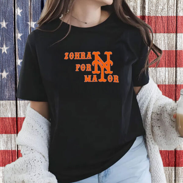 Zohran for Mayor T-Shirt – NYC Mets-Inspired Campaign Shirt