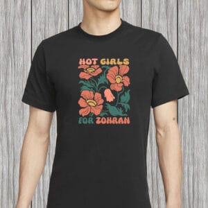 Zohran for NYC Retro Political Tee, Boho Flower Hot Girls for Zohran Shirt