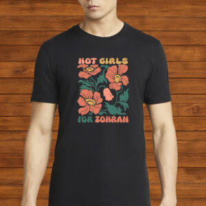Zohran for NYC Retro Political Tee, Boho Flower Hot Girls for Zohran Shirt