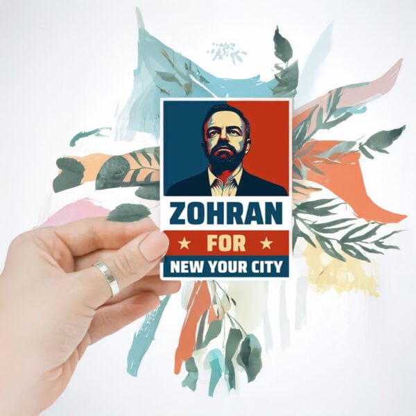 Zohran for New York City Anti-Trump Sticker
