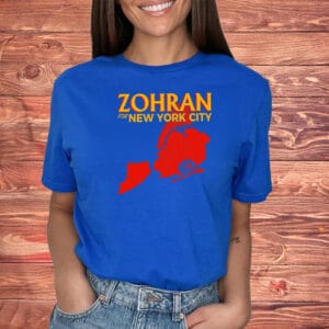 Zohran for New York City Map T-Shirt – Mayor Mamdani 2025 Shirt