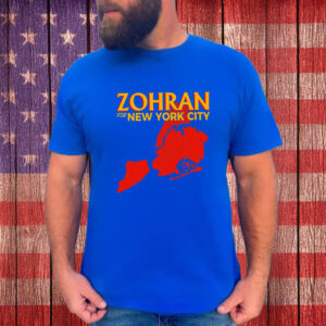 Zohran for New York City Map T-Shirt – Mayor Mamdani 2025 Shirt