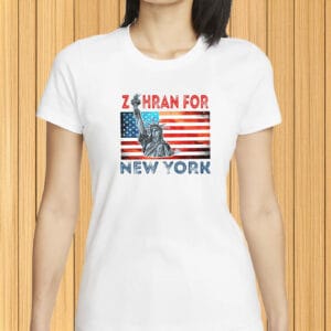 Zohran for New York City Shirt – US Flag Liberty Tee, Zohran Mamdani NYC Political Shirt