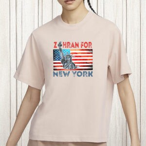 Zohran for New York City Shirt – US Flag Liberty Tee, Zohran Mamdani NYC Political Shirt