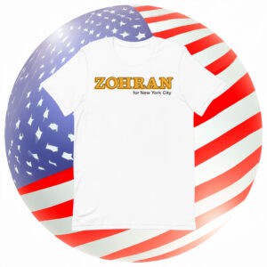 Zohran for New York City T-Shirt – Minimalist Political Campaign Tee – Zohran Mamdani NYC Mayor 2025 Shirt