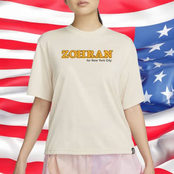Zohran for New York City T-Shirt – Minimalist Political Campaign Tee – Zohran Mamdani NYC Mayor 2025 Shirt