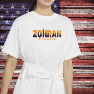 Zohran for New York City T-Shirt – NYC Skyline Political Tee, Zohran Mamdani 2025 Election Shirt