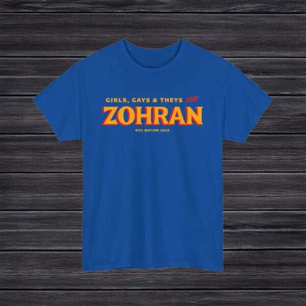 Girls, Gays & Theys for Zohran Shirt