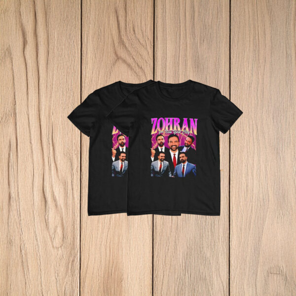 90s Retro Graphic Tee - Zohran Mamdani for New York City Shirt