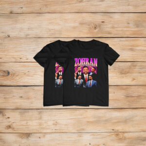 90s Retro Graphic Tee - Zohran Mamdani for New York City Shirt