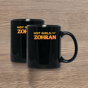 Bold Political Coffee Cup-Hot Girls For Zohran Mug