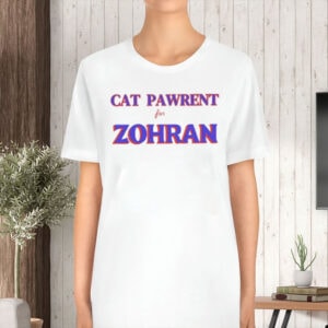 Cat-Pawrent-For-Zohran-Shirt-–-Zohran-Mamdani-2025-Campaign-Unisex-Tee-US