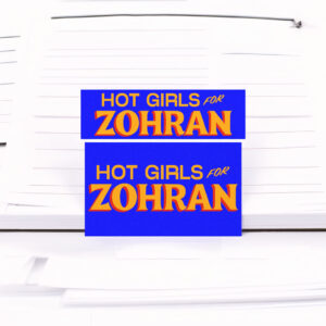 Hot Girls For Zohran 2025 Car Magnet