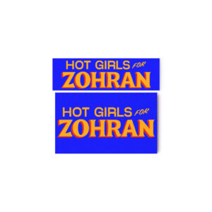 Hot Girls For Zohran 2025 Car Magnet