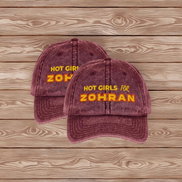 Hot Girls For Zohran Embroidered Dad Cap