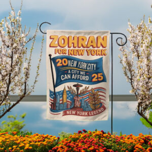 Mayor Mamdani 2025 Banner-Zohran For New York City Garden Flag