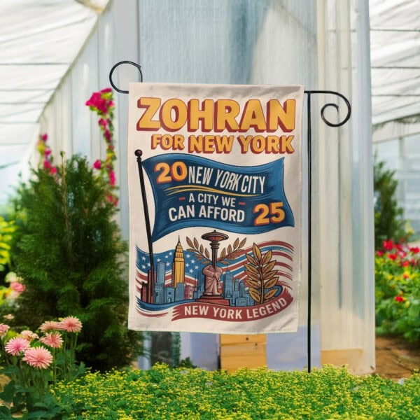 Mayor Mamdani 2025 Banner-Zohran For New York City Garden Flag