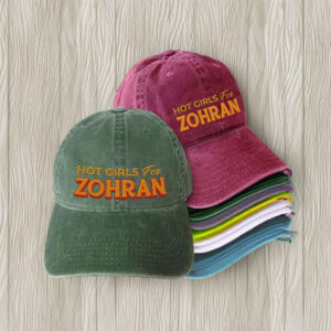 Mayor Mamdani 2025 Hot Girls For Zohran Embroidered Cap