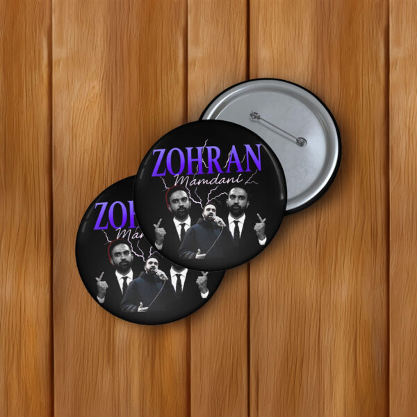 NYC Progressive Campaign Badge 2025-Zohran Mamdani Pin Button